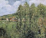 Camille Pissarro landscape oil on canvas